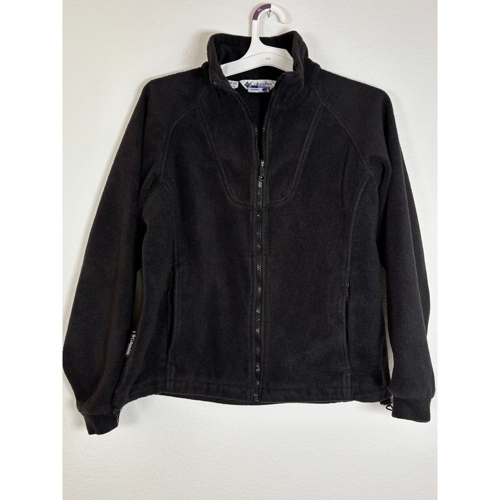 Columbia Sportswear Women S Black Core Interchange‎ Full Zip Fleece Jacket Mock